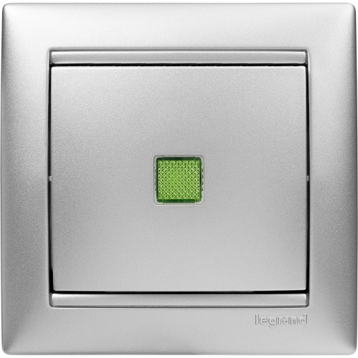 Рамка 1 пост - Legrand Valena - алюминий