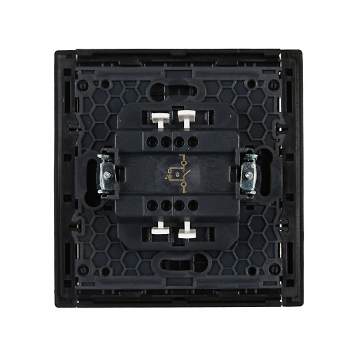 FORTE&PIANO Выключ. 1-кл. с инд. 10А FP102 чер. IEK