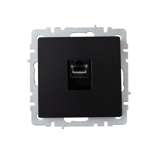 BRITE Роз. комп. RJ45 кат.6 РК11-БрЧ черн. IEK