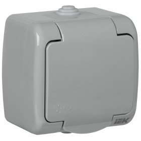 IEK РСш12-2-А Розетка 1-ая с з/к открытой установки 16А IP54 AQUATIC