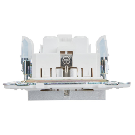 SKANDY Роз. с з/к без з/ш 16А SK-R05S сереб. IEK