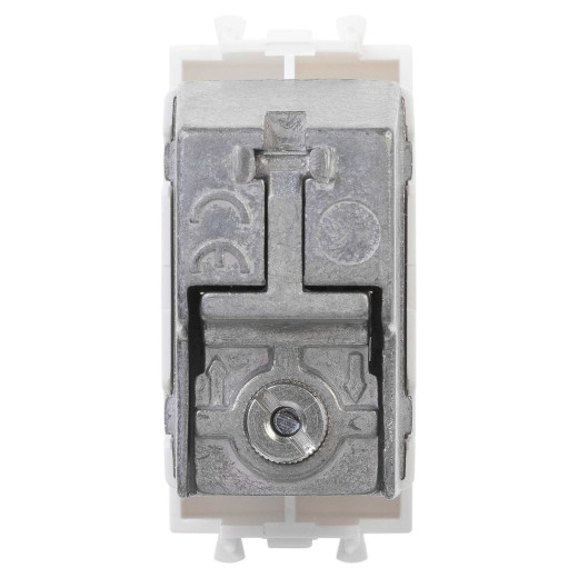 Розетка TV проходная модульная, Avanti, белое облако, 1 модуль