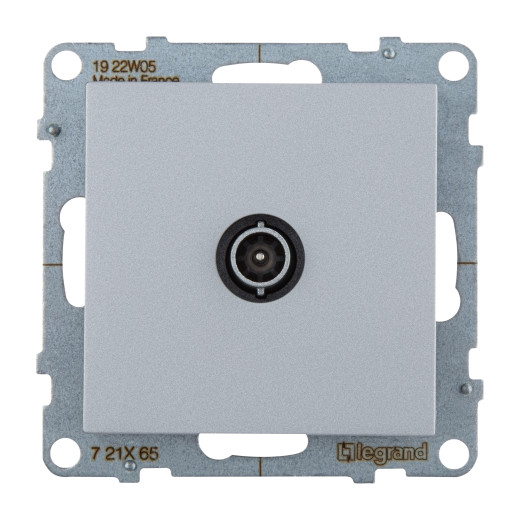 SUNO. Розетка ТВ проходная 1,5дБ/14дБ 0-2400 МГц. Цвет 