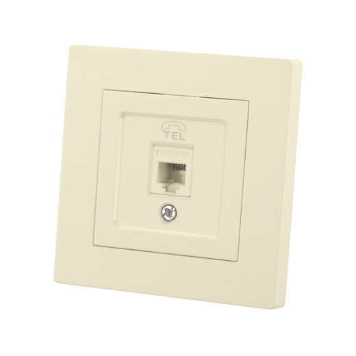 Розетка телефонная RJ11 сл. кость 