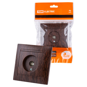 TDM Розетка телевизионная простая (0-2400МГц, 