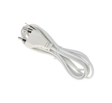 REXANT Сетевой шнур 2х0,75 мм², 1,8 м белый.