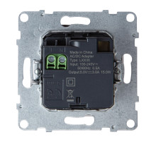 Legrand/Daccord SUNO Белый Зарядное устройство USB 2 выхода Тип С - Тип С.