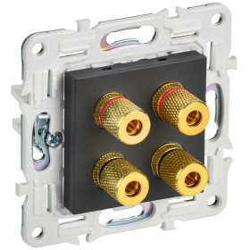 IEK SKANDY Титан Аудиорозетка 4-ая SK-A01T
