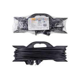 TDM Удлинитель-шнур на рамке силовой народный ПВС 2200 Вт б/з, 10м, штепс. гнездо У-12006