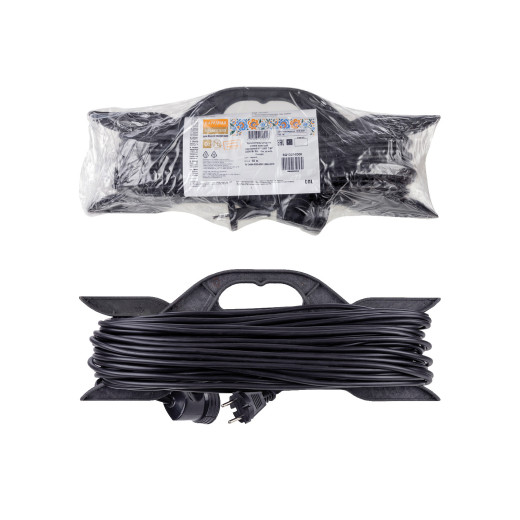 Удлинитель-шнур на рамке силовой народный ПВС 2200 Вт б/з, 10м, штепс. гнездо