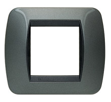 BT LV Тёмная Сталь Рамка на 2 модуля.