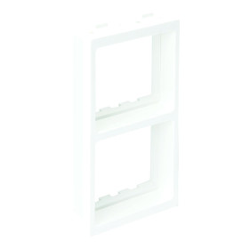 Simon Connect Адаптер для 2 модуля Serie 27 Simon, S-модуль 52x108мм