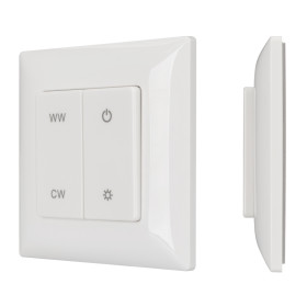 Arlight Панель SMART-P48-MIX-P-SUF (3V, 1 зона, Knob, 2.4G) (Пластик)