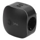Разветвитель электрический ЭРА SP-3e-USB-BLACK на 3 розетки + 2 USB с заземлением со шторками 16А черный