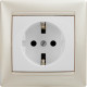 Розетка с заземлением - Legrand Valena - без шторок 16А 250В винтовые зажимы - белый