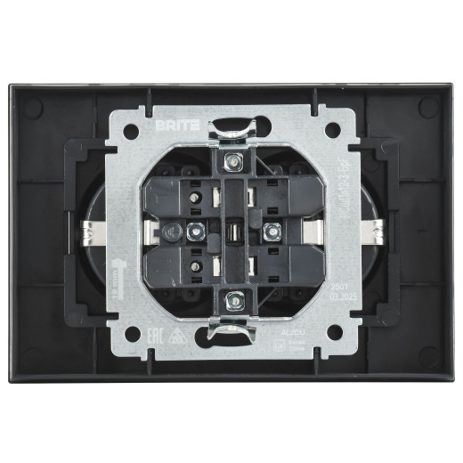 BRITE Роз. 2-я с з/к/ш пл 16А в сб. РСшПл12-3-БрГ граф. IEK