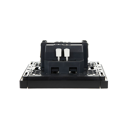 FORTE&PIANO Выключ. 1-кл. прох. с инд. 10А FP104 чер. IEK