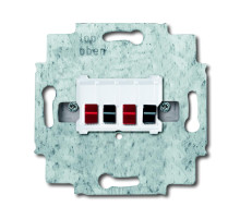 ABB BJE Мех Бел Аудиорозетка 2-ая (накладки 1766-хх и 2539-21х)