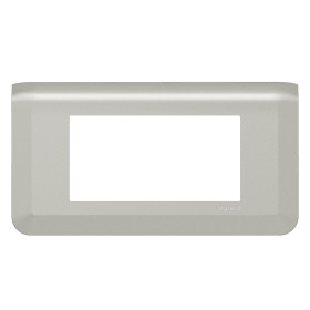 Legrand Mosaiс Рамка - Программа Mosaic - 4 модуля - алюминий.