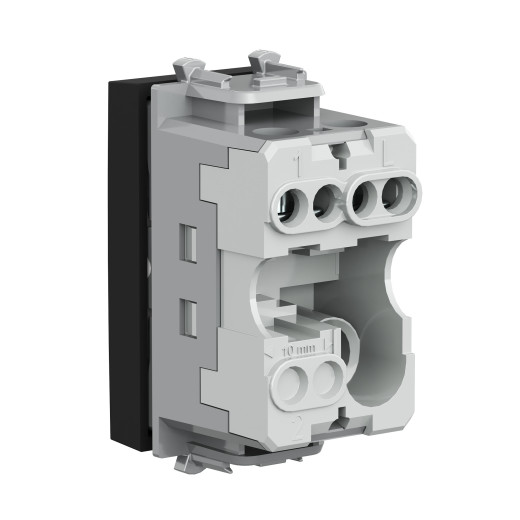 Кнопка модульная, Avanti, черный матовый, 1 модуль