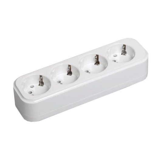 Розетка переносная разб. К04 4 места CLASSIC IEK