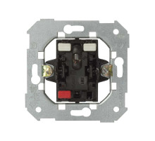 Simon 75 Мех Выключатель 1-клавишный с подсветкой красной 10АX250V