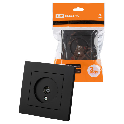 Розетка телевизионная простая (0-2400МГц, 