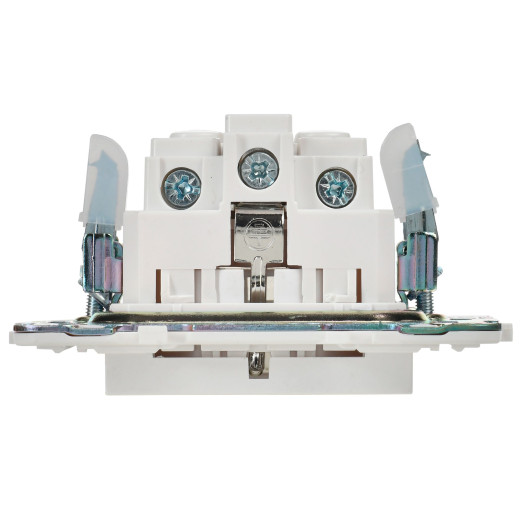 SKANDY Роз. с з/к/ш 16А б/к SK-R06W арк. бел. IEK