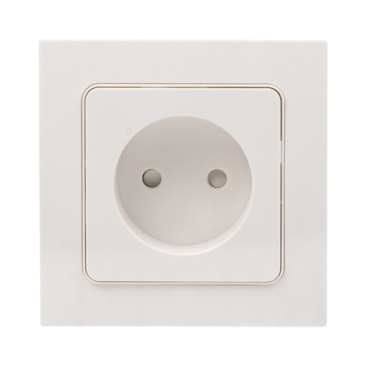 Стокгольм Механизм Розетки 1-местной б/з 10 А автоматические клеммы белый с защ. штор. EKF PROxima