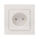 Стокгольм Механизм Розетки 1-местной б/з 10 А автоматические клеммы белый с защ. штор. EKF PROxima