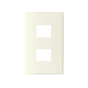 Anam Legrand Zunis Бежевый Накладка 2-ой ТЛФ/Комп./аудио розетки (2 модуля)