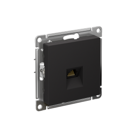 Systeme Electric AtlasDesign Карбон Розетка компьютерная RJ45, кат. 6A, механизм