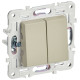 SKANDY Выключ. 2-кл. прох. 10А SK-V05B беж. IEK