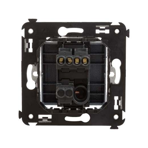 Кнопка одноклавишная в стену, Avanti, закаленная сталь