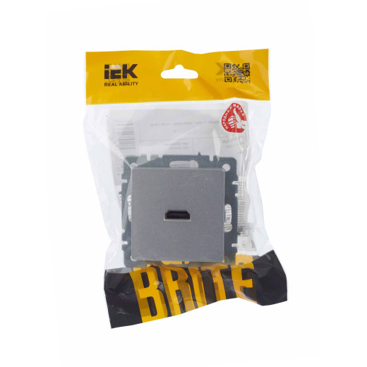 BRITE Роз. HDMI РHDMI-0-БрА алюм. IEK