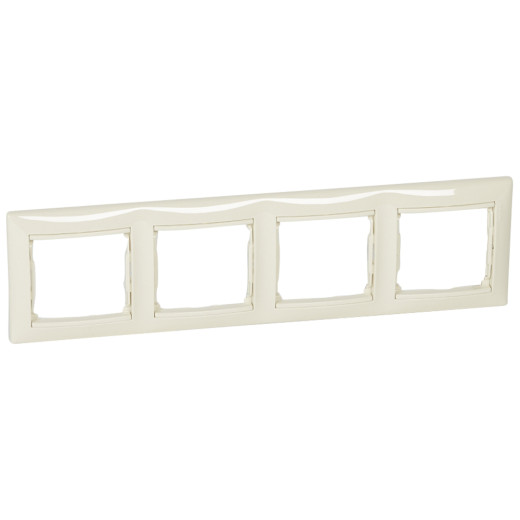 Рамка 4 поста - Legrand Valena - слоновая кость