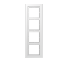 JUNG LSD Белая (дуропласт) Рамка 4-ая