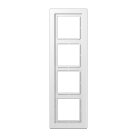 JUNG LSD Белая (дуропласт) Рамка 4-ая