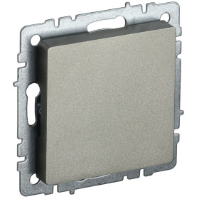 IEK BRITE BASE Шампань Заглушка c суппортом МЗ10-БрШ