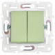 SKANDY Выключ. 2-кл. прох. 10А SK-V05M мятн. IEK