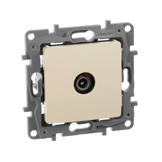 Розетка TV (телевизионная) - Legrand Etika - оконечная - слоновая кость