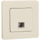 Розетка телефонная RJ11 - Legrand/Daccord Inspiria - слоновая кость