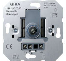 Gira Мех Светорегулятор поворотный 1000W для л/н