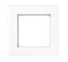 JUNG A550 Белый Рамка 1-ая для вертикальной и горизонтальной установки