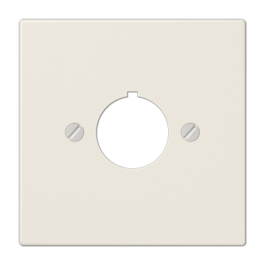 Крышка для установки специальных изделий Ø22,5 мм с несущим каркасом, слоновая кость