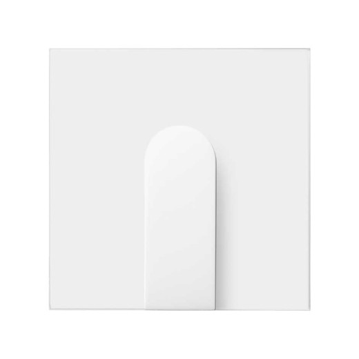 Simon 100 Белый матовый  Накладка широкого вывода кабеля