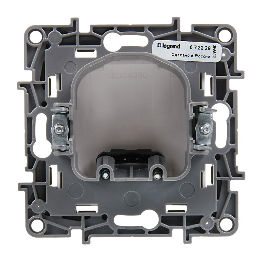 Вывод кабеля IP21 - Legrand Etika - с зажимом для кабеля - белый