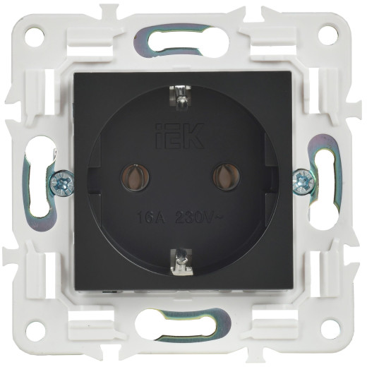 SKANDY Роз. с з/к без з/ш 16А SK-R05Bl черн. IEK