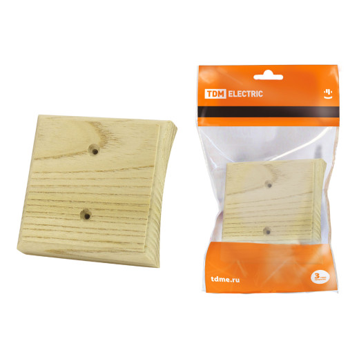 Накладка на бревно деревянная универсальная НБУ 1П 260 мм, сосна TDM