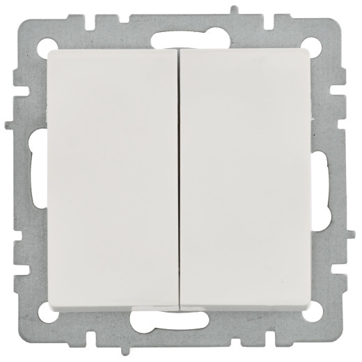 BRITE Выключ. 2-кл. 10А ВС10-2-0-БрБ бел.